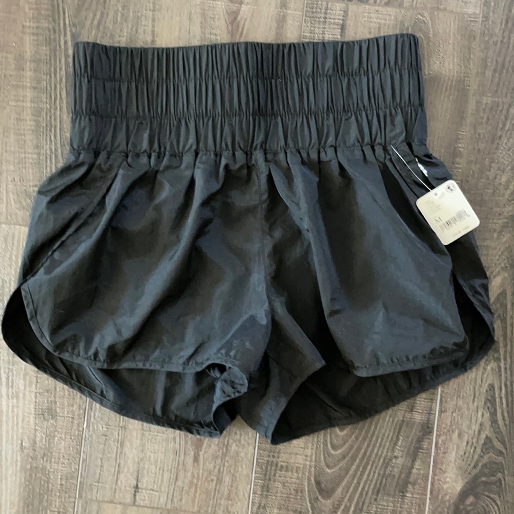 Free People The Way Home Shorts, Medium, Black, NWT